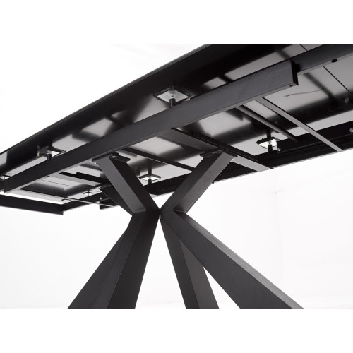 Стол ALEZIO 160 HYDRA MOKA TL-52 матовая испанская керамика/ черный каркас М-City