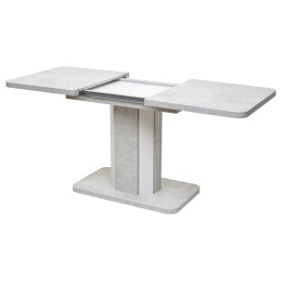 Стол STORK Белый бетон/ Белый 120 М-City