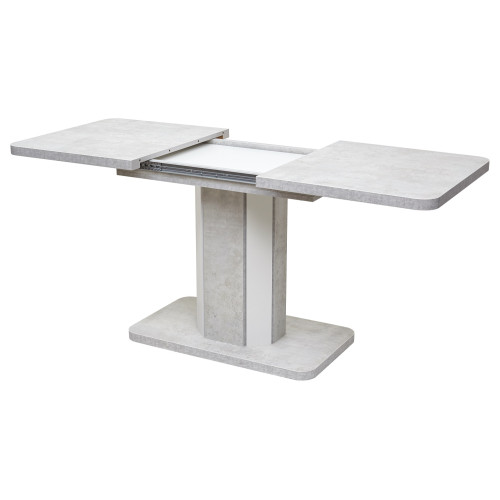 Стол STORK Белый бетон/ Белый 120 М-City