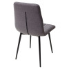 Стул ДИЛАН, цвет серый, ткань / черный каркас М-City