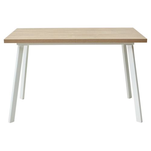 Стол ФИН 120 Дуб Канзас/ белый каркас М-City