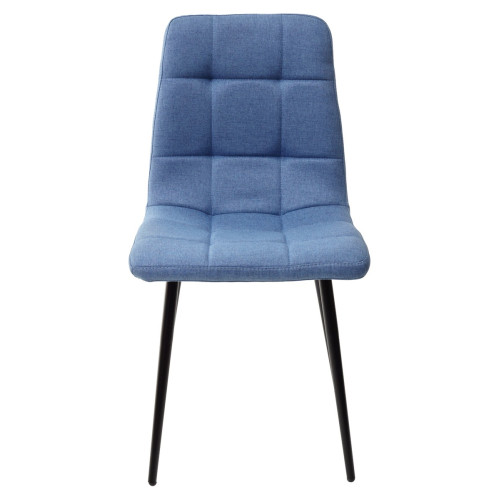 Стул ДИЛАН, цвет синий #24, ткань / черный каркас М-City