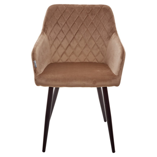 Стул BRANDY бежевый, велюр G062-11 М-City