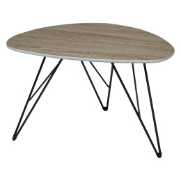 Стол журнальный WOOD84 #4 дуб серо-коричневый винтажный M-city