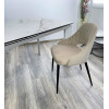 Стол CREMONA 160 KL-188 Контрастный мрамор / белый каркас М-City