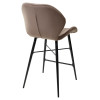 Полубарный стул MARCEL BLUVEL-38 LATTE (H=65cm), велюр М-City