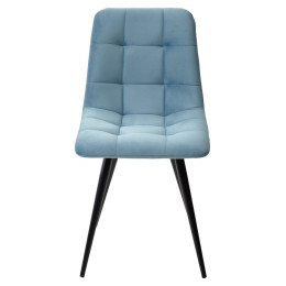 Стул CHILLI-Q бирюзовый #H52, велюр / черный каркас М-City