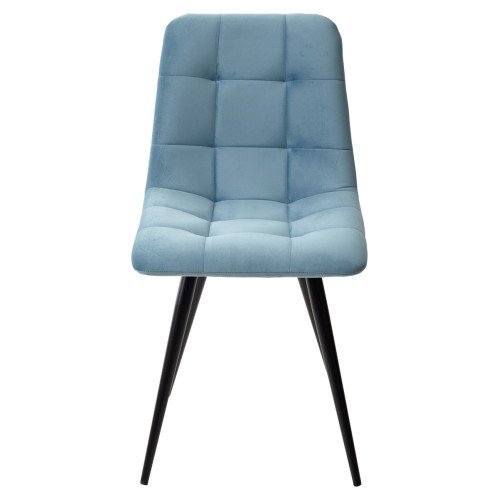 Стул CHILLI-Q бирюзовый #H52, велюр / черный каркас М-City