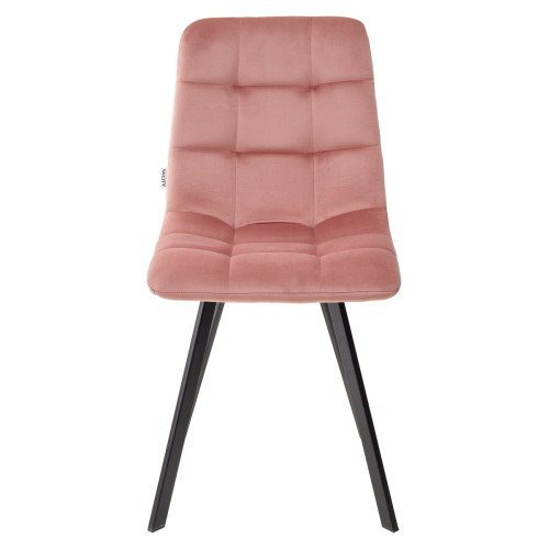 Стул CHILLI SQUARE BLUVEL-52 PINK, велюр М-City