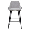 Барный стул PUNCH теплый серый TRF-08/ экокожа серая сталь RU-07 М-City