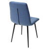 Стул ДИЛАН, цвет синий #24, ткань / черный каркас М-City