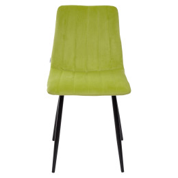 Стул DUBLIN G108-26 стебелек перца/ черный каркас, велюр М-City