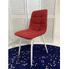 Стул CHILLI TRF-04 красный, ткань / белый каркас М-City