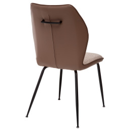 Стул BERLIN бежевый меланж FC05 / серо-коричневый #654, экокожа М-City