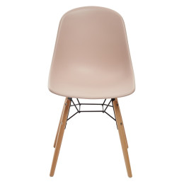 Стул BONNIE 292-DPP розовый с деревянными ножками М-City