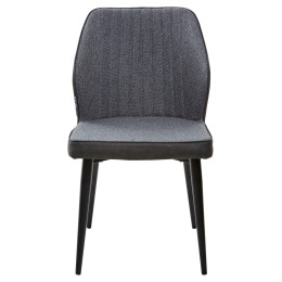 Стул SEATTLE TRF-09 серый кварц, ткань/ RU-08 антрацит, PU М-City