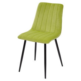 Стул DUBLIN G108-26 стебелек перца/ черный каркас, велюр М-City