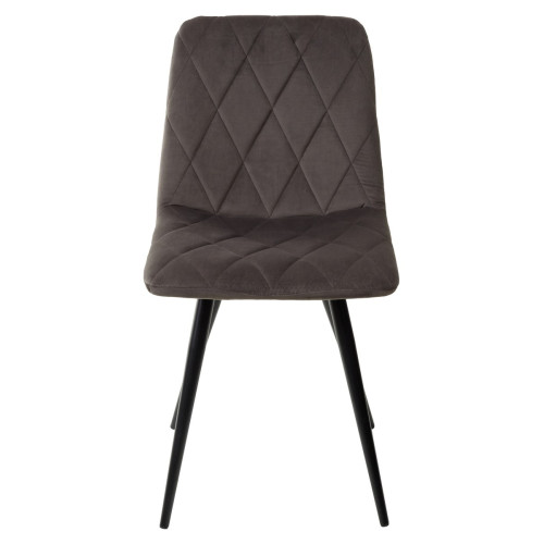 Стул CHILLI-X ГРАФИТ #14, велюр / черный каркас М-City