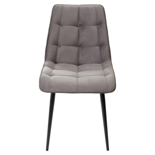 Стул CHIC-Q графит #14, велюр / черный каркас М-City