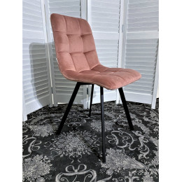 Стул CHILLI SQUARE BLUVEL-52 PINK, велюр М-City