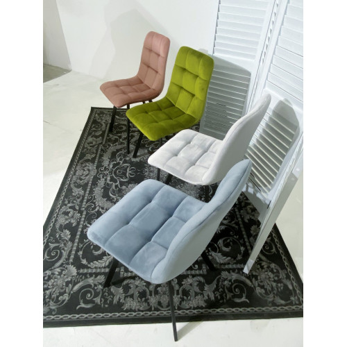 Стул CHILLI SQUARE BLUVEL-52 PINK, велюр М-City