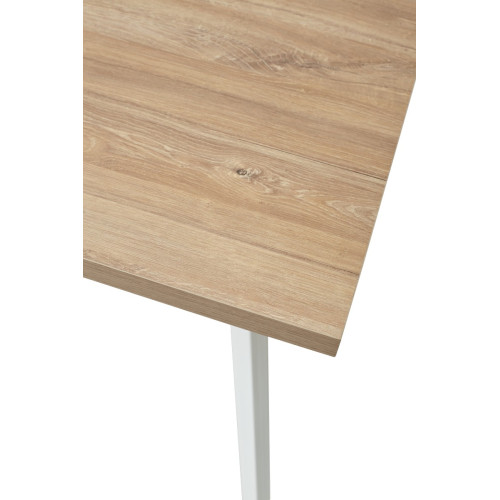 Стол ФИН 120 Дуб Канзас/ белый каркас М-City