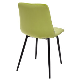 Стул DUBLIN G108-26 стебелек перца/ черный каркас, велюр М-City