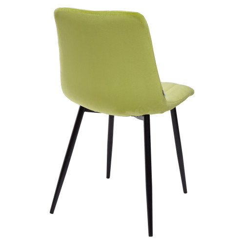 Стул DUBLIN G108-26 стебелек перца/ черный каркас, велюр М-City