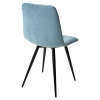 Стул CHILLI-Q бирюзовый #H52, велюр / черный каркас М-City