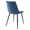 Стул FLIP пепельно-синий, велюр G108-66 М-City