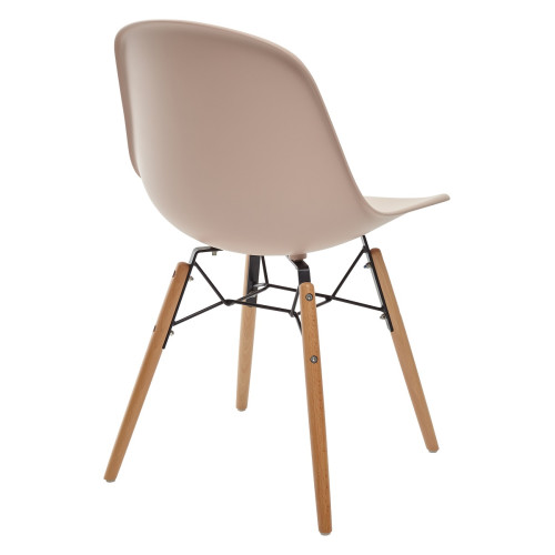 Стул BONNIE 292-DPP розовый с деревянными ножками М-City