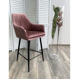 Полубарный стул Роден Blitz 08 Сиреневый, велюр (H=65cm) M-City