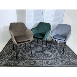 Стул ALABAMA BLUVEL-14 GREY, велюр М-City