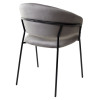 Стул ГЕММА, цвет Серый Nella 061, велюр / черный каркас М-City
