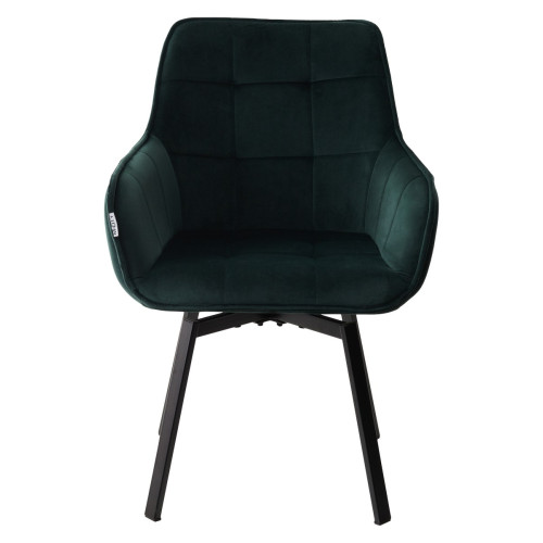 Стул MAVERICK BLUVEL-78 GREEN/ черный каркас, поворот.360 град. М-City