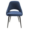 Стул FANTINE-LS СИНИЙ #29, велюр / черный каркас М-City