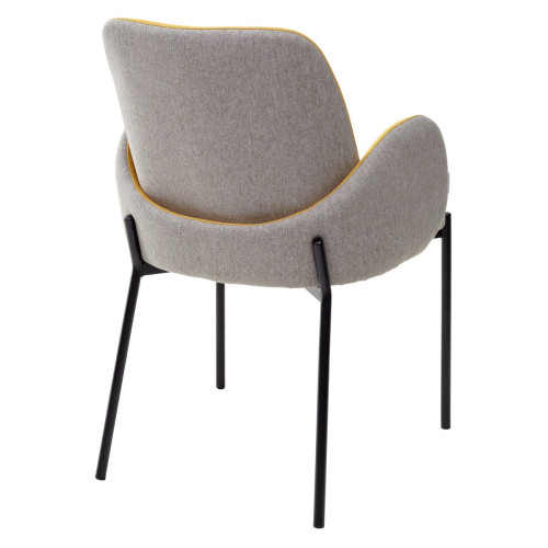 Стул NIKKI VF106 желтый / VF120 серый М-City