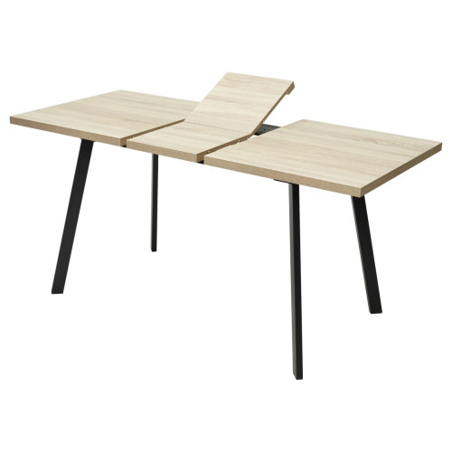 Стол ФИН 120 Дуб Бардолино/ черный каркас М-City