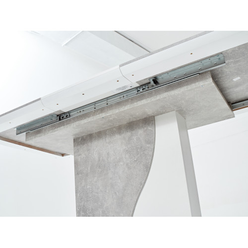 Стол SIRIUS Бетон/ Белый 120 М-City