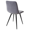Стул CHILLI-Q серый #27, велюр / черный каркас М-City