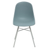 Стул BONNIE 292-CPP ICE BLUE/ WHITE на металлическом каркасе М-City