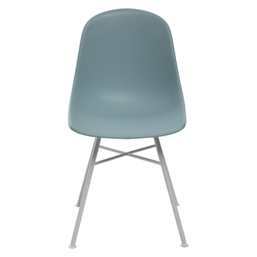 Стул BONNIE 292-CPP ICE BLUE/ WHITE на металлическом каркасе М-City