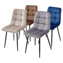 Стул CHILLI G062-10 шоколадный, велюр М-City