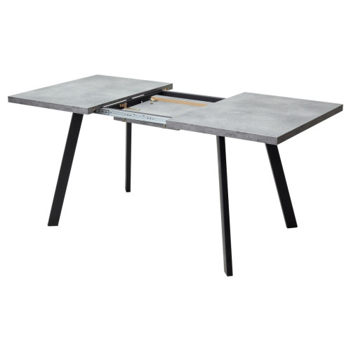 Стол BRICK M 140 Бетон Портленд/ Черный М-City