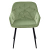 Стул BREEZE G108-27 террариумный мох/ черный каркас, велюр М-City