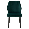Стул SEATTLE-V ЗЕЛЕНЫЙ #19, велюр / черный каркас М-City
