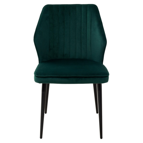 Стул SEATTLE-V ЗЕЛЕНЫЙ #19, велюр / черный каркас М-City