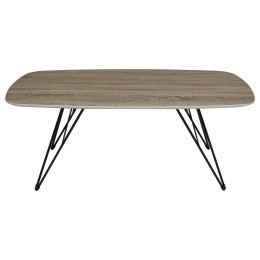 Стол журнальный WOOD83 #4 дуб серо-коричневый винтажный M-city