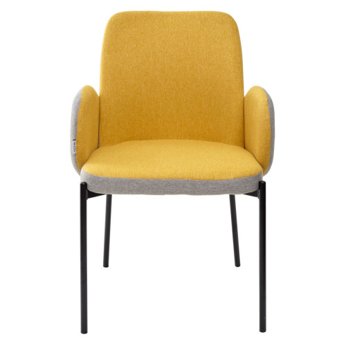 Стул NIKKI VF106 желтый / VF120 серый М-City