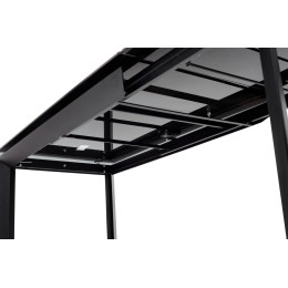 Стол CREMONA 160 KL-61 под дерево, итальянская керамика/ черный каркас М-City